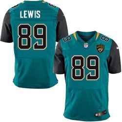 Cheap Marcedes Lewis Jaguars Jersey #89 Green From China Elite