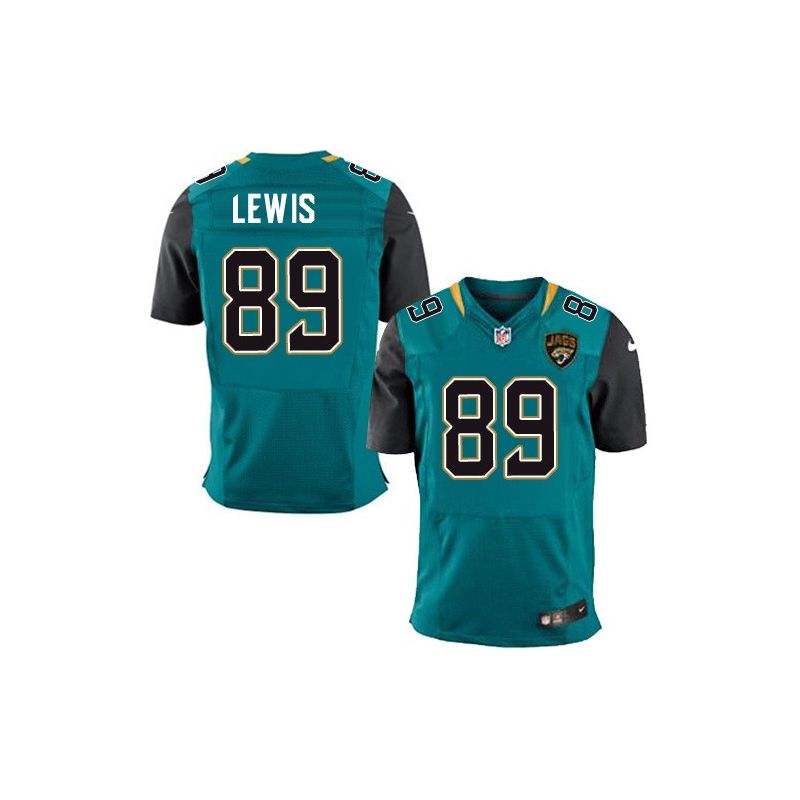 Cheap Marcedes Lewis Jaguars Jersey #89 Green From China Elite