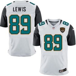 Cheap Marcedes Lewis Jaguars Jersey #89 White From China Elite