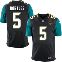 Cheap Blake Bortles Jaguars Jersey From China #5 Black 2014new Elite