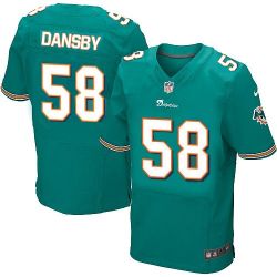Cheap Karlos Dans By Dolphins Jersey #58 Green From China Elite