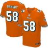 Cheap Karlos Dansby Dolphins Jersey #58 Orange From China Elite