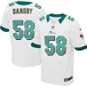 Cheap Karlos Dansby Dolphins Jersey #58 White From China Elite
