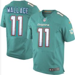 Cheap Mike Wallace Dolphins Jersey From China #11 Green 2013new Elite