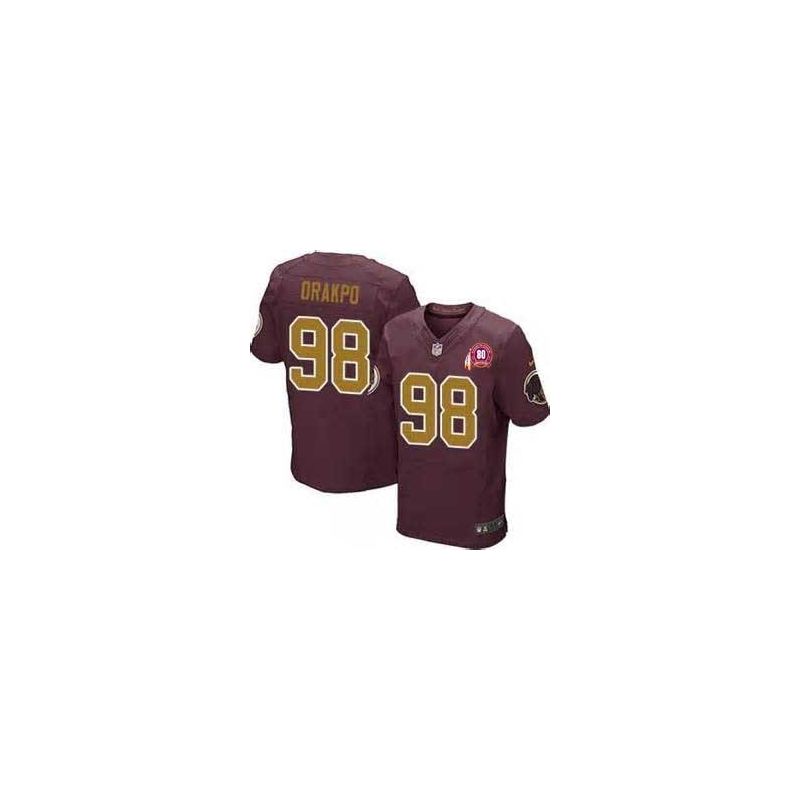 Cheap Brian Orakpo Redskins Jersey #98 Red 80 Anniversary with Patch Elite Cheap Brian Orakpo Redskins Jersey #98 Red 80 Anniversary with Patch Elite