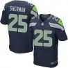 Cheap Richard Sherman Seahawks Jersey From China #25 Blue Elite