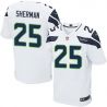 Cheap Richard Sherman Seahawks Jersey From China #25 White Elite