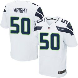 Cheap KJ Wright Seahawks Jersey From China #50 White Elite