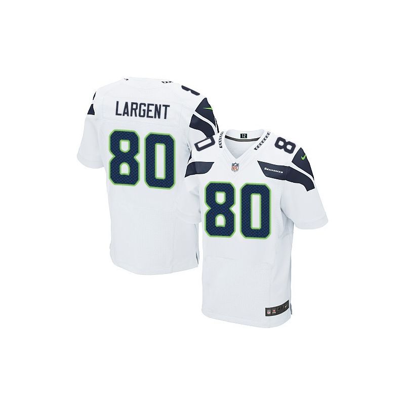 Cheap Steve Largent Seahawks Jersey From China #80 White Elite