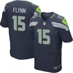 Cheap Matt Flynn Seahawks Jersey #15 Blue From China Elite