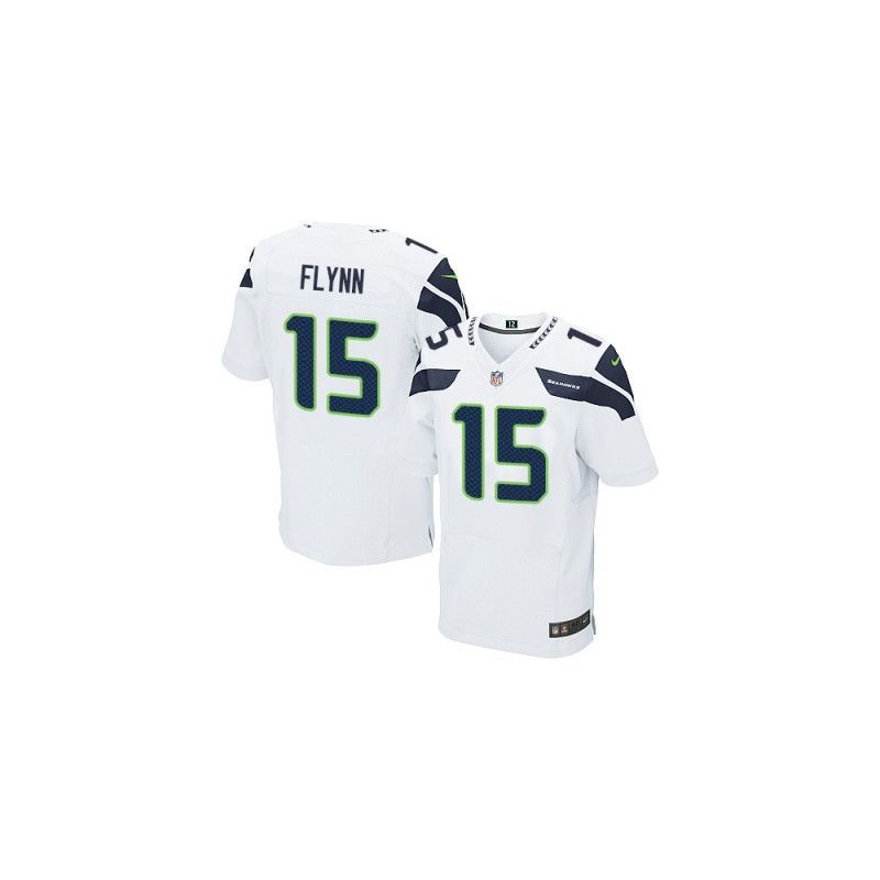 Cheap Matt Flynn Seahawks Jersey #15 White From China Elite