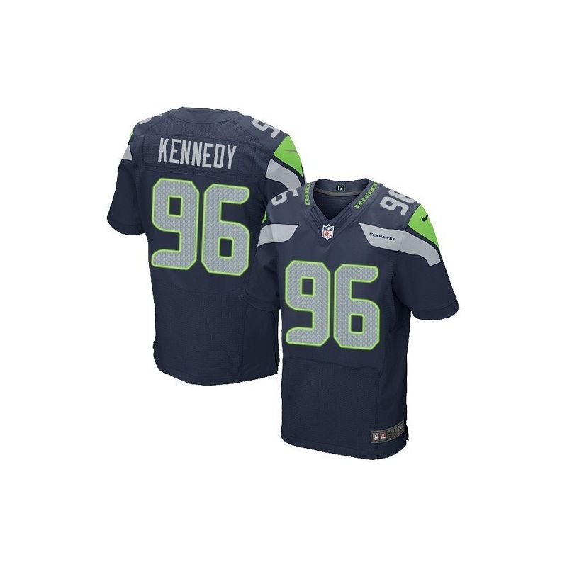 Cheap Cortez Kennedy Seahawks Jersey #96 Blue From China Elite