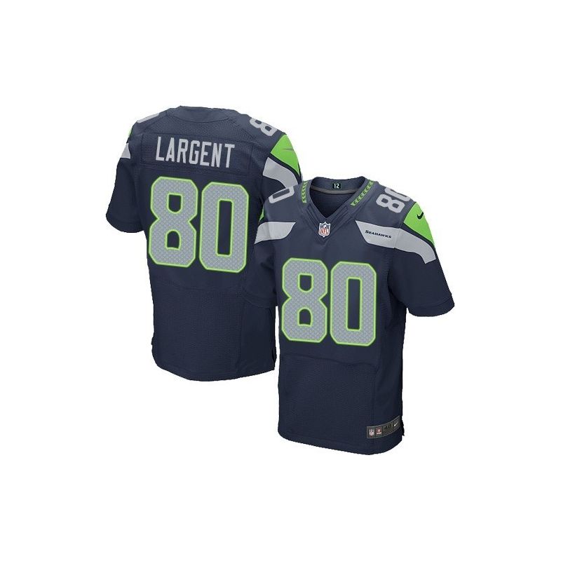 Cheap Steve Largent Seahawks Jersey #80 Blue From China Elite