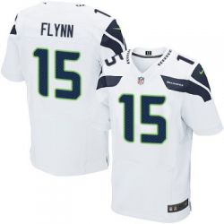 Cheap Matt Flynn Seahawks Jersey #15 White From China Elite