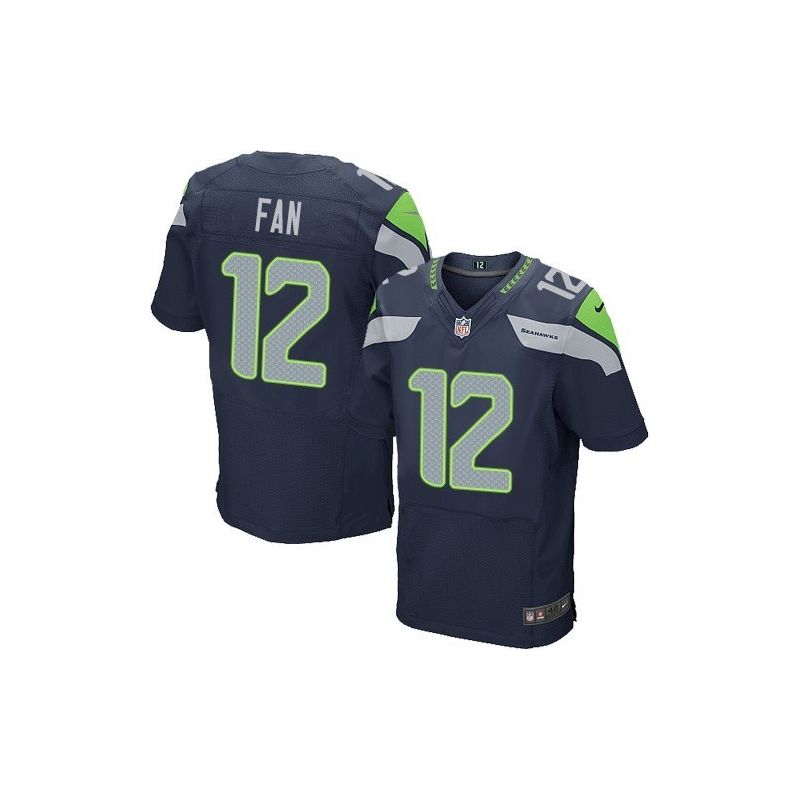 Cheap 12th Fan Seahawks Jersey #12 Blue From China Elite