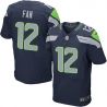 Cheap 12th Fan Seahawks Jersey #12 Blue From China Elite