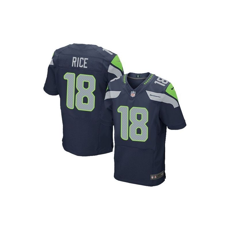 Cheap Sidney Rice Seahawks Jersey #18 Blue From China Elite