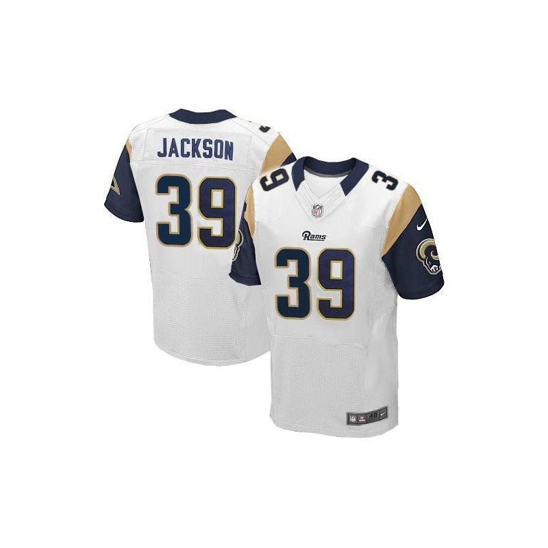 Cheap Steven Jackson Rams Jersey #39 White From China Elite