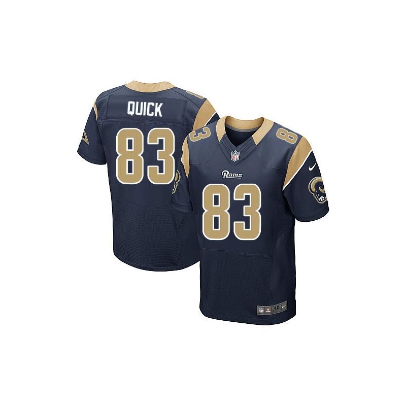 Cheap Brian Quick Rams Jersey #83 Blue From China Elite