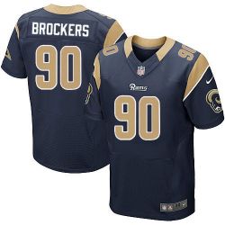 Cheap Michael Brockers Rams Jersey #90 Blue From China Elite