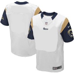 Cheap Rams Blank Jersey White From China Elite