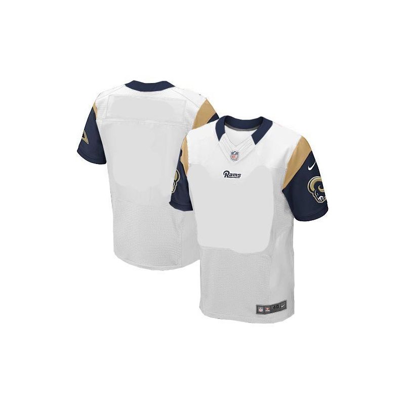 Cheap Rams Blank Jersey White From China Elite