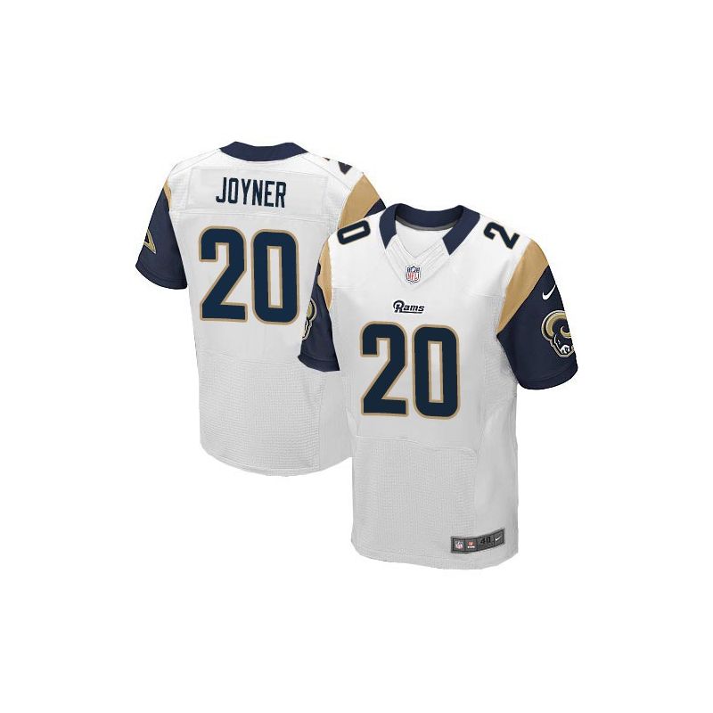 Cheap Lamarcus Joyner Rams Jersey From China #20 White Elite