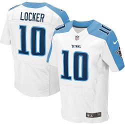 Cheap Jake Locker Titans Jersey #10 White From China Elite