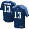 Cheap Kendall Wright Titans Jersey #13 Navy From China Elite