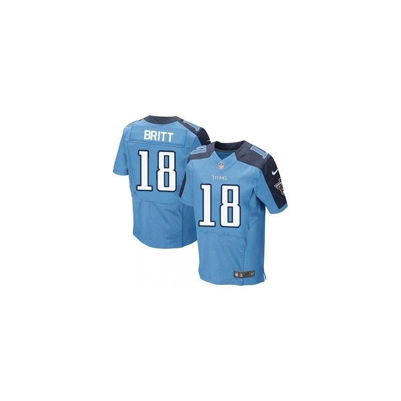 Cheap Kenny Britt Titans Jersey #18 Light Blue From China Elite