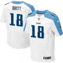 Cheap Kenny Britt Titans Jersey #18 White From China Elite