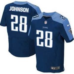 Cheap Chris Johnson Titans Jersey #28 Navy From China Elite