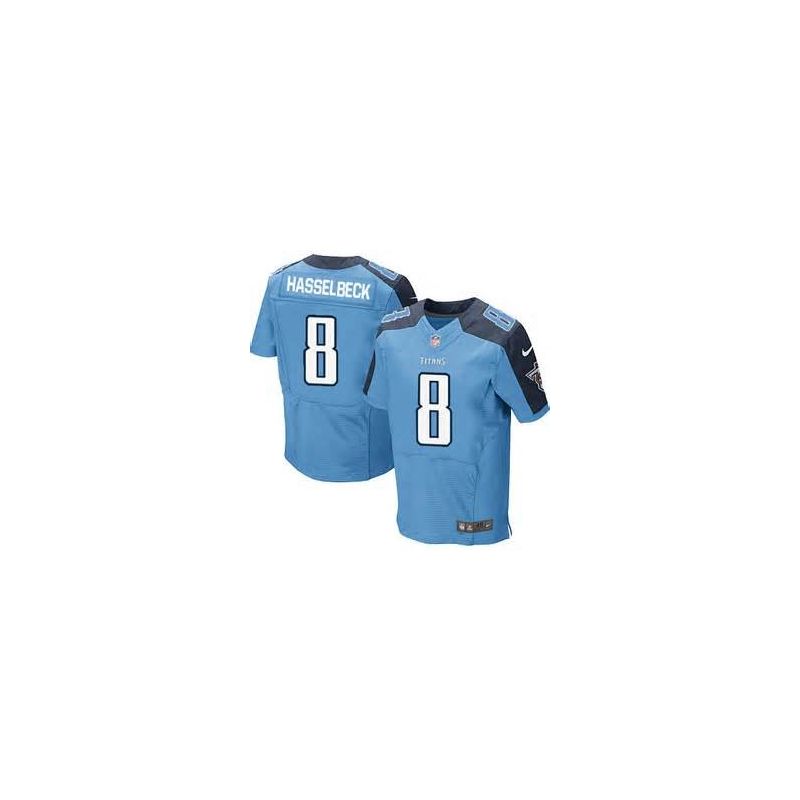 Cheap Matt Hasselbeck Titans Jersey #8 Light Blue From China Elite