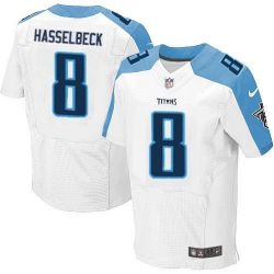 Cheap Matt Hasselbeck Titans Jersey #8 White From China Elite