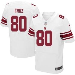 Cheap Victor Cruz Giants Jersey #80 White From China Elite