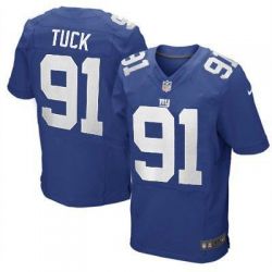 Cheap Justin Tuck Giants Jersey #91 Blue From China Elite