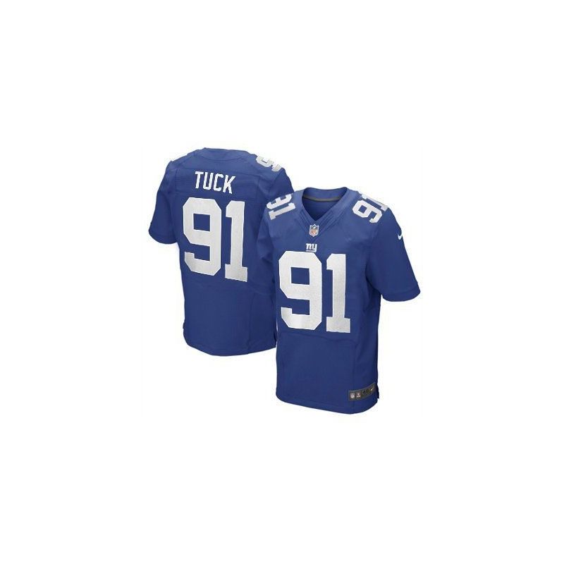 Cheap Justin Tuck Giants Jersey #91 Blue From China Elite