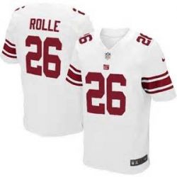 Cheap Antrel Rolle Giants Jersey #26 White From China Elite