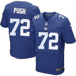 Cheap Justin Push Giants Jersey From China #72 Blue Elite