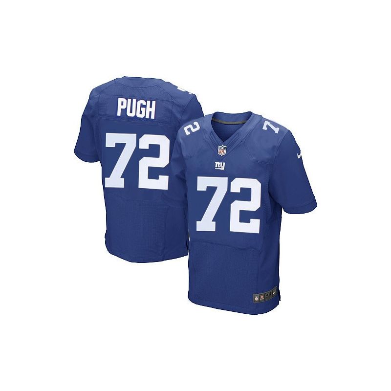 Cheap Justin Push Giants Jersey From China #72 Blue Elite