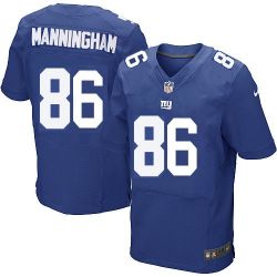 Cheap Mario Manningham Giants Jersey From China #86 Blue Elite