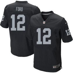 Cheap Jaco By Ford Raiders Jersey #12 Black From China Elite