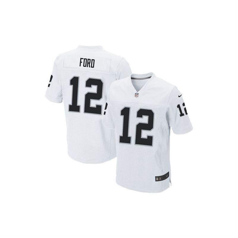 Cheap Jaco By Ford Raiders Jersey #12 White From China Elite Cheap Jaco By Ford Raiders Jersey #12 White From China Elite