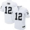Cheap Jaco By Ford Raiders Jersey #12 White From China Elite