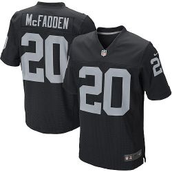 Cheap Darren McFadden Raiders Jersey #20 Black From China Elite