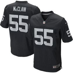Cheap Rolando McClain Raiders Jersey #55 Black From China Elite