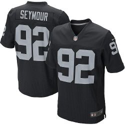 Cheap Richard Seymour Raiders Jersey #92 Black From China Elite