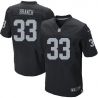 Cheap Tyvon Branch Raiders Jersey #33 Black From China Elite
