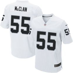 Cheap Rolando McClain Raiders Jersey #55 White From China Elite
