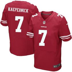 Cheap Colin Kaepernick 49ers Jersey #7 Super Bowl XLVII Red China Elite